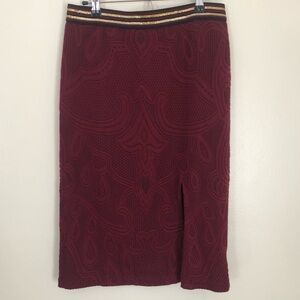 Anthropologie | Maeve Jacquard Pencil Skirt, Size Medium